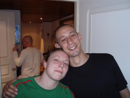 Moi et Gaël, un des supers potes à Naj. 