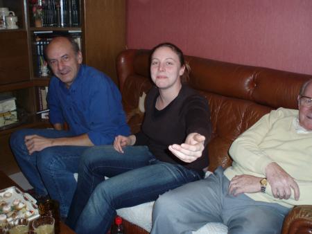 Noêl 2006 avec mon père l'homme de ma vie!!!