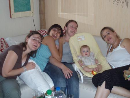 25-07 petite visite de toute la troupe chez Eliz et Thala