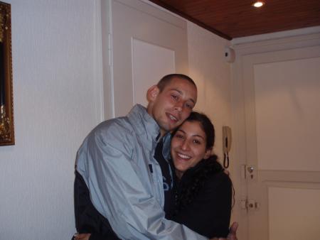 Gaël et sa femme Imène